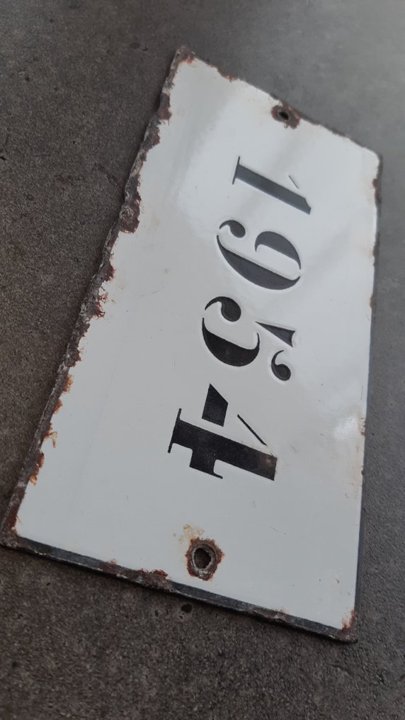 plaque émaillée 1954 - Plaque - Émail #1.0