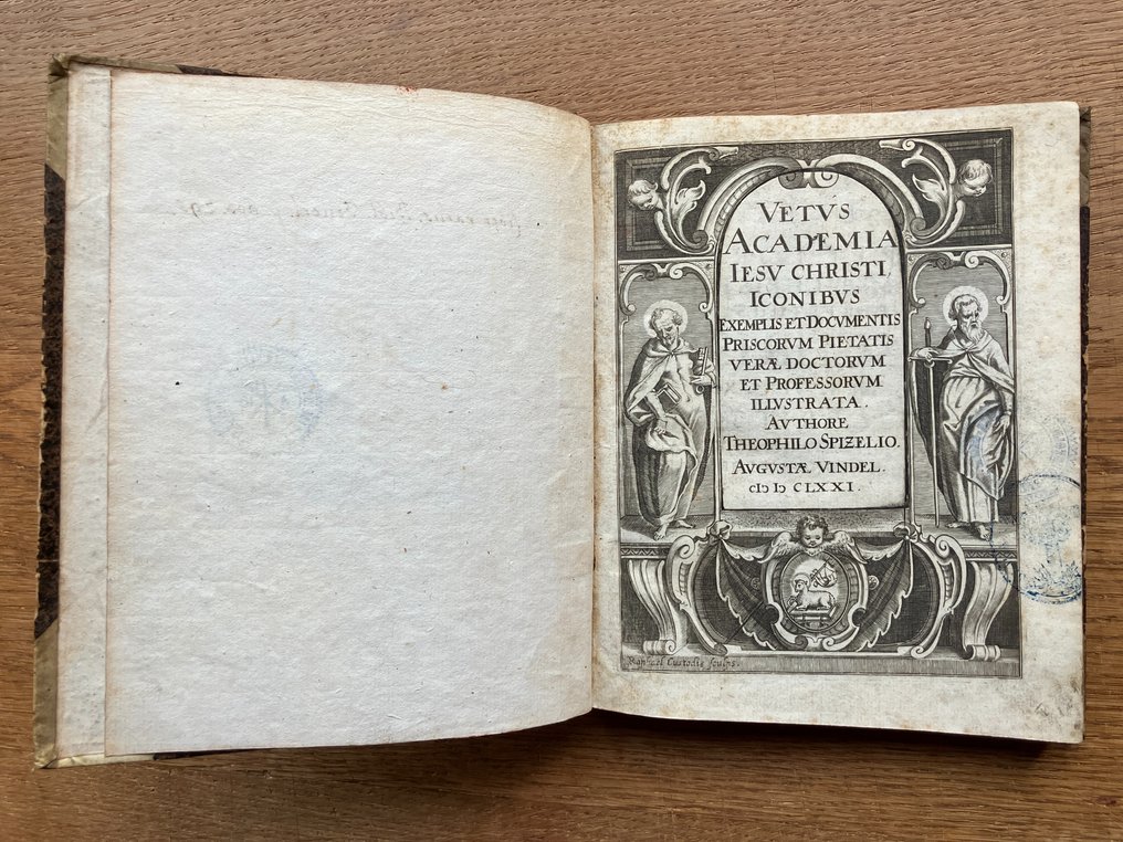 Spitzel, Gottlieb - Vetus Academia Jesu Christi in qua XXII. priscae sinceraeque pietatis professorum icones exhibentur - 1671 #4.3