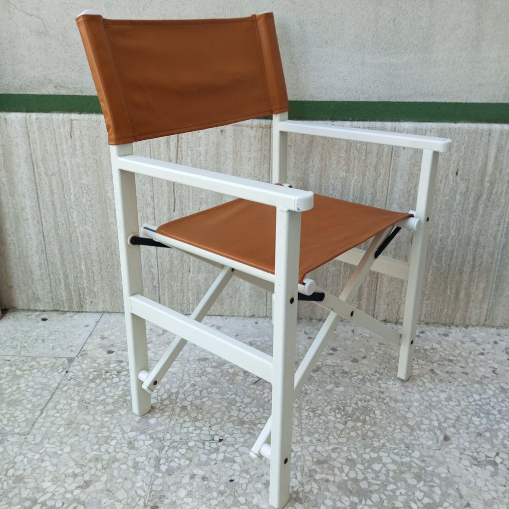 Πτυσσόμενη καρέκλα - Αλουμίνιο, Δέρμα - καρέκλα του σκηνοθέτη #4.3