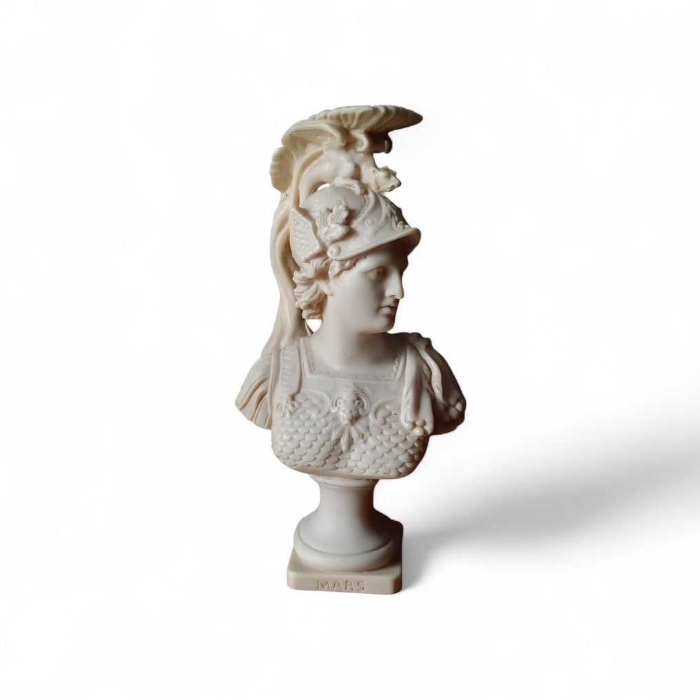 Bust, statua di Marte Ares Dio Greco mitologia Romana - 38.5 cm - Composite #4.3