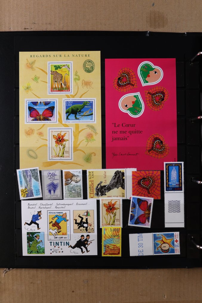 Francia 2000/2001 - Colección Eurozegels en tarjetas insertables - Envío gratuito a nivel mundial* #3.2