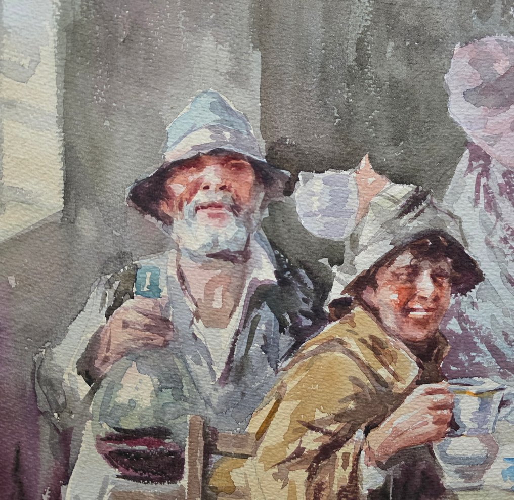 Giuseppe Scognamiglio (1901-1985) - Convivio - NO RESERVE #1.0