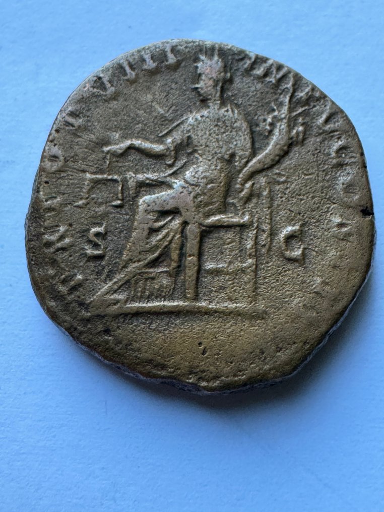 羅馬帝國. 維魯斯  (AD 161-169). Sestertius Roma - Aequitas  (沒有保留價) #1.0