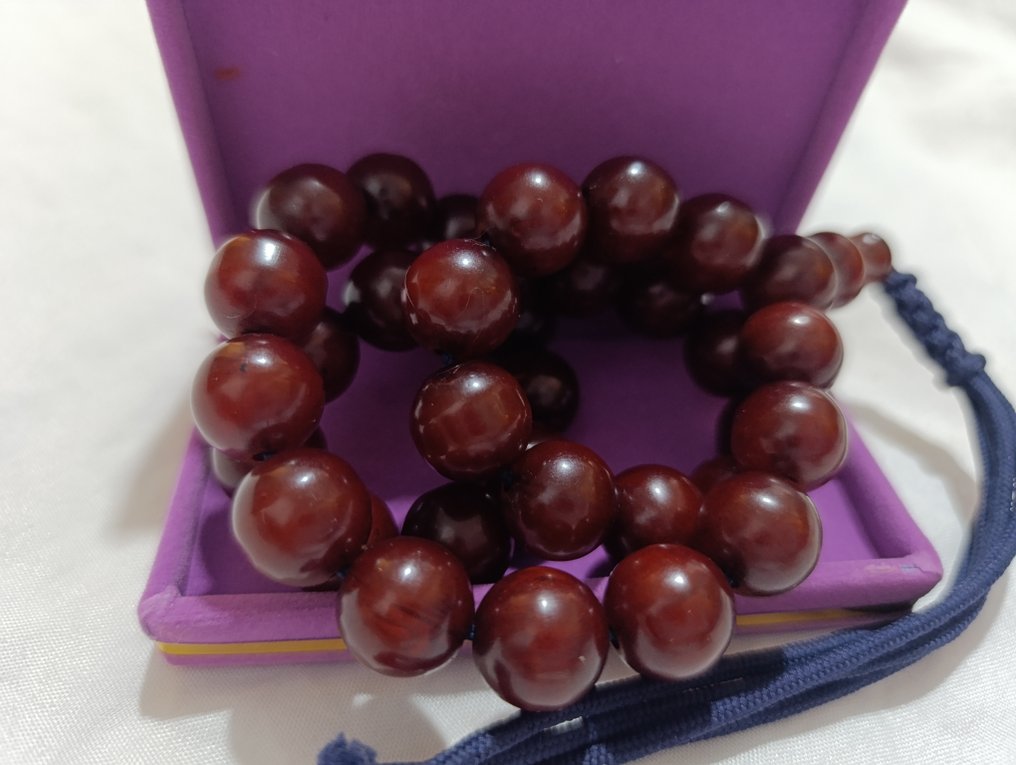  Ροζάριο - Κεχριμπάρι - 1970-1980 - Σπάνια Κομποσκοίνια Προσευχής  #1.0