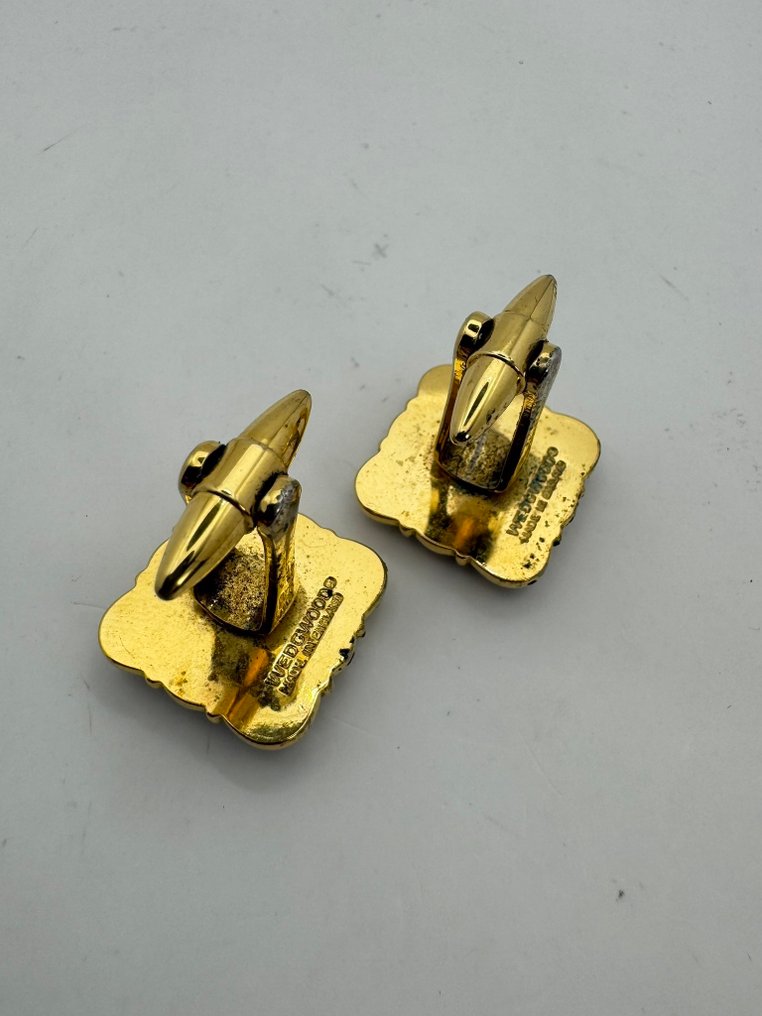 Wedgwood - Μέταλλο, κεραμικό Jasperware - Μανικετόκουμπα - Κουτί #4.3