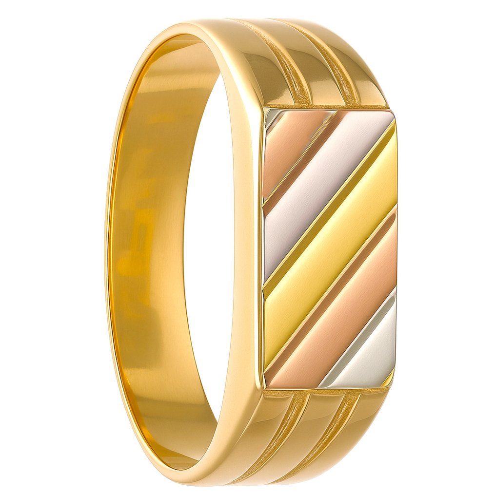 戒指 - 18 克拉 黃金, 玫瑰金, 白金 #1.0