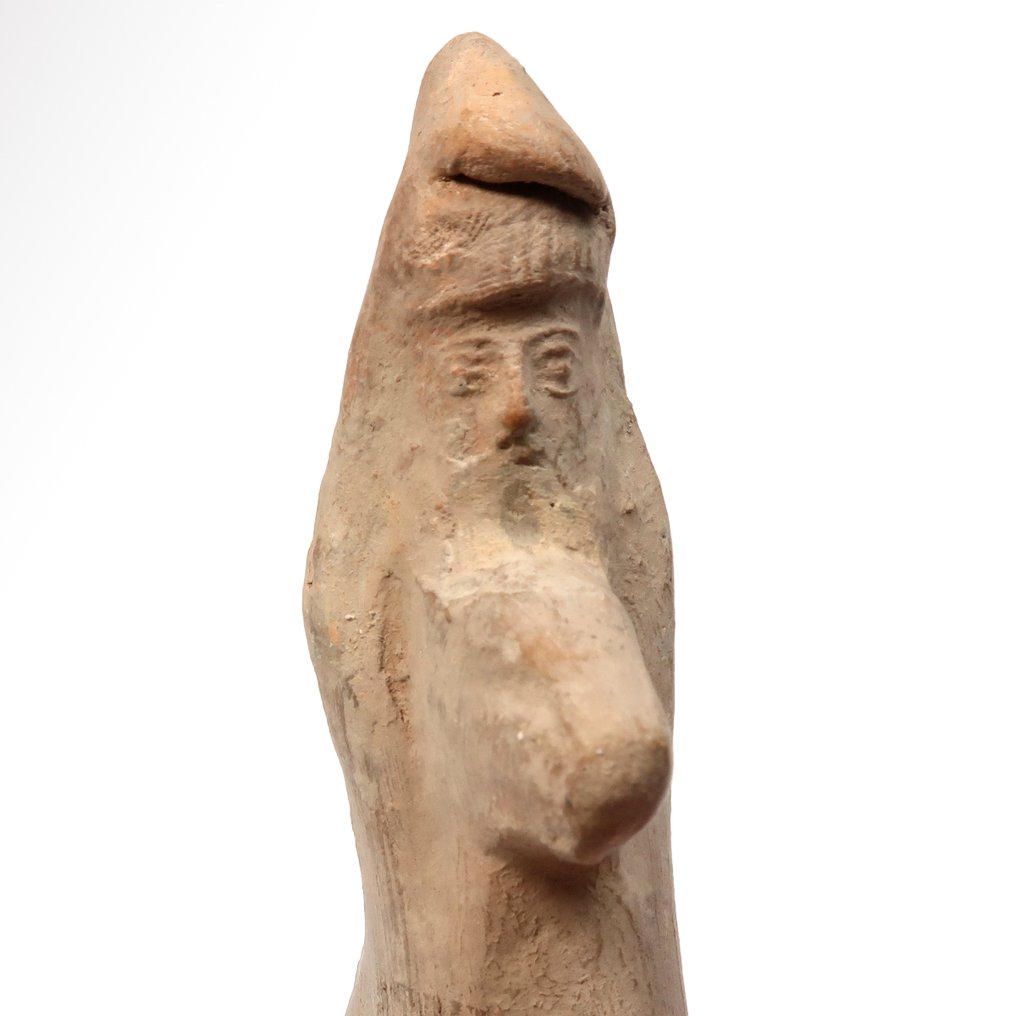 Μεσοποταμιακή Terracotta Άλογο και Ιππέας  (χωρίς τιμή ασφαλείας) #1.0