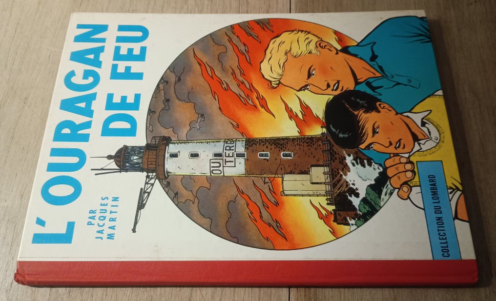 Lefranc T2 - L'Ouragan de feu - C - 1 Album - 比利时初版 - 1961 #2.1