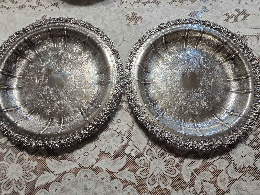 Πιάτο σερβιρίσματος (2) - Ασημί #1.0