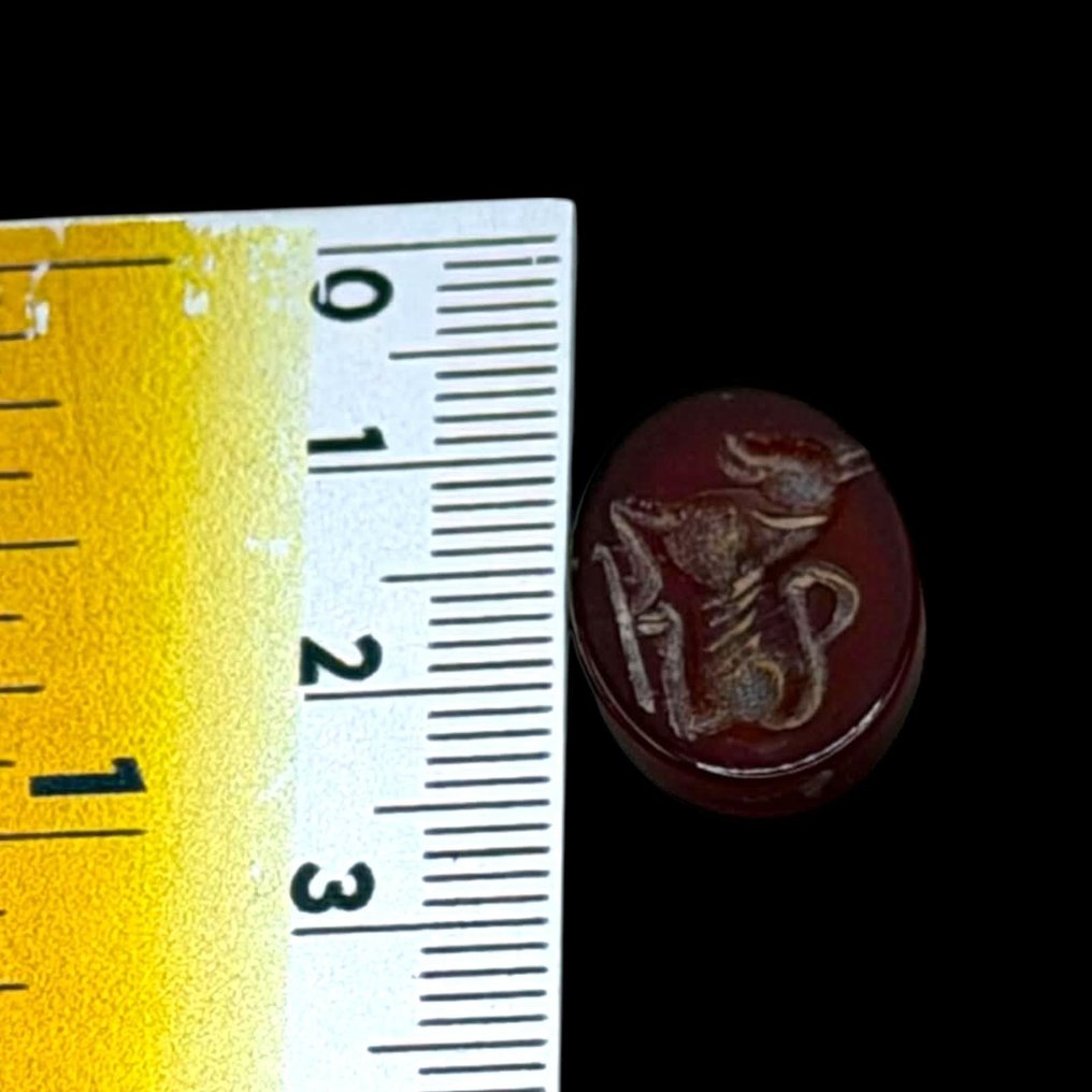 Αρχαία Ρωμαϊκή Κορνεόλη Intaglio Cabochon  (χωρίς τιμή ασφαλείας) #3.2