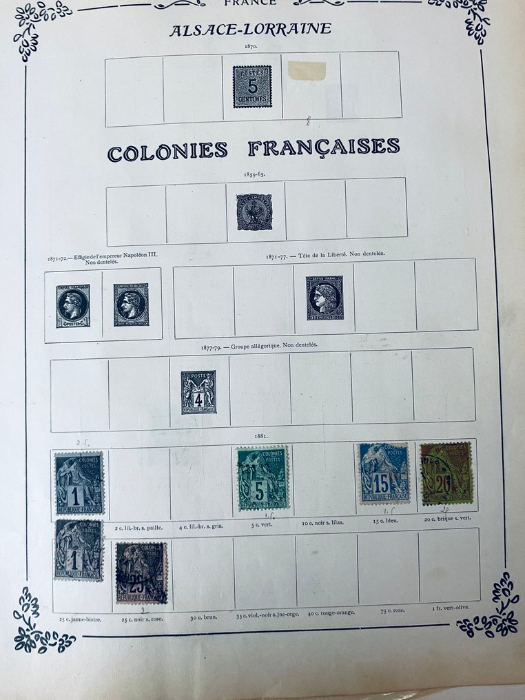 Frankrijk - Collectie Frankrijk op Oude Albumbladen #2.1