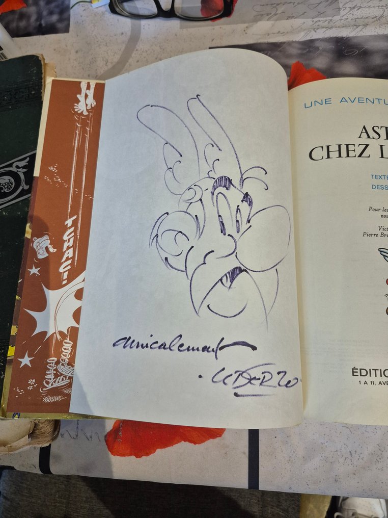 Astérix T24 - Astérix chez les Belges + dédicace - C - 1 Album - Prima edizione - 1979 #1.0