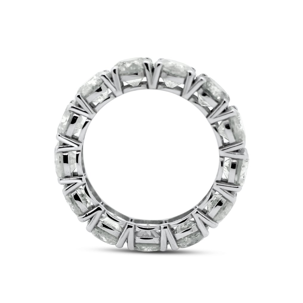 Nincs minimálár - Gyűrű - 14 kt. Fehér arany -  8.62ct. tw. Gyémánt (Természetes) - D-G szín #3.2