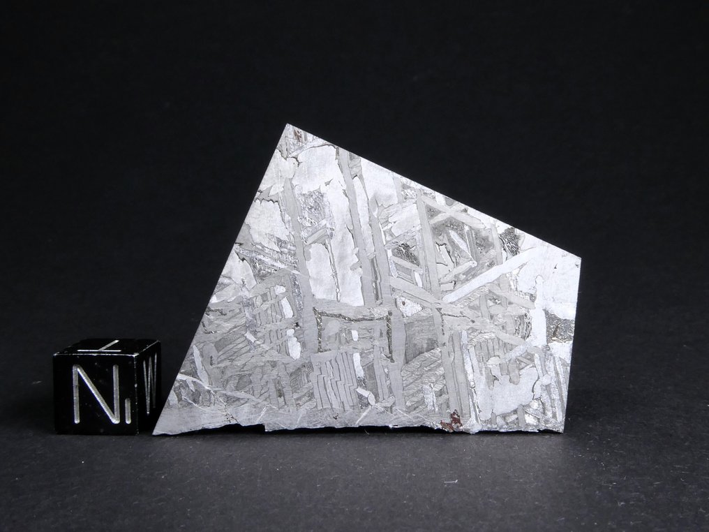 Αλετάι σιδηρομετεωρίτης χαραγμένο μέρος-φέτα IIIE ανωμαλίες - 17.54 g #1.0