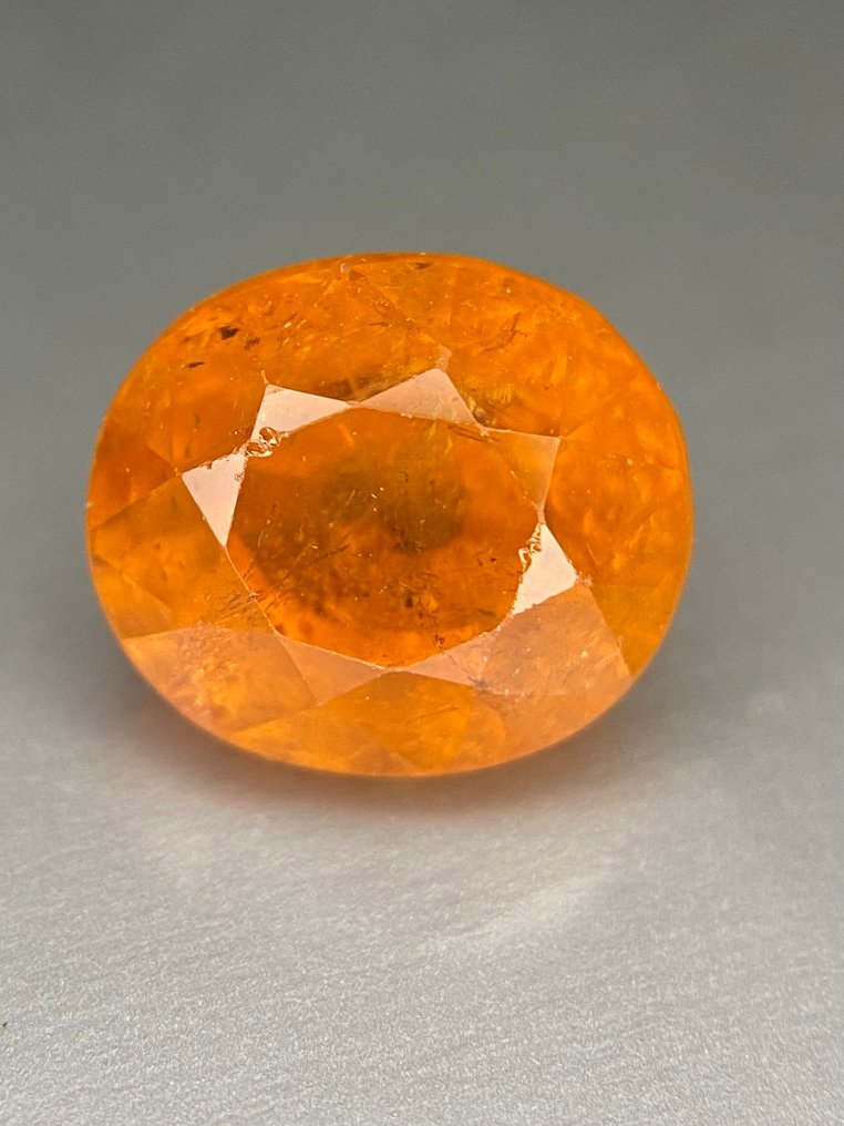 1 pcs  橙色 錳鋁榴石  - 5.67 ct - 國際有色寶石協會 (ICA GemLab) #4.3
