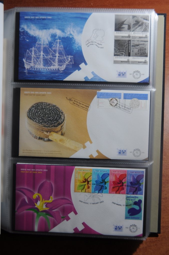 Olanda - Colecție de FDC-uri neinscripționate între 2003 și 2011 în albumele DAVO. #3.2
