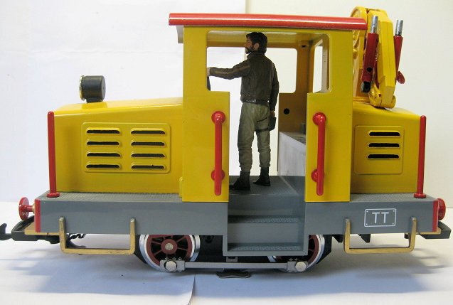 Märklin, LGB G - 4042 - Conjunto de comboios (2) - Locação de caminhão de serviço com guindaste e caminhão-guindaste Matra. #3.2