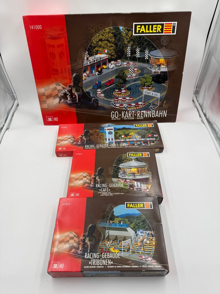 Faller H0 - 14100, 141070, 141071, 141072 - Model train building kits (3) #1.0