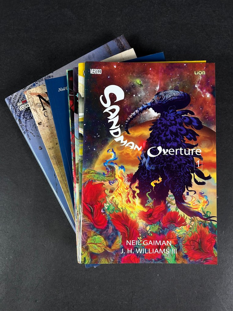 Neil Gaiman Sandman Overture nn 1/6 cpl - Il Grande libro di N.G., Hellblzer, Sandman - 9 Album - Πρώτη έκδοση - 2014 #1.0
