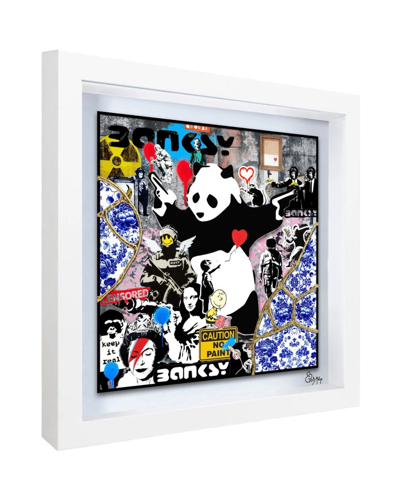 Stéphanie Godann - Banksy Porcelain Fusion #3.2