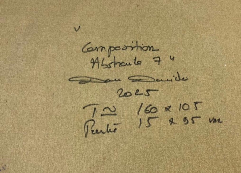 Dam Domido (1959) - Composition Abstraite 7 #3.2