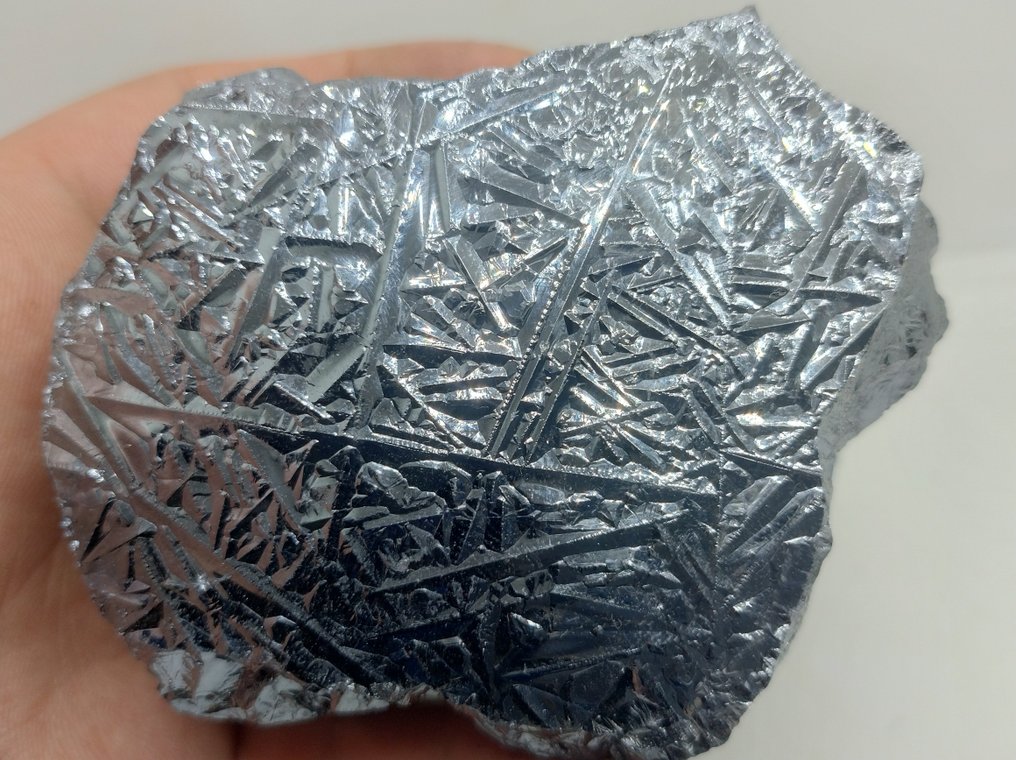 Glansfuld højrenheds krystalliseret. Silicon - Stort stykke!- 417 g #1.0