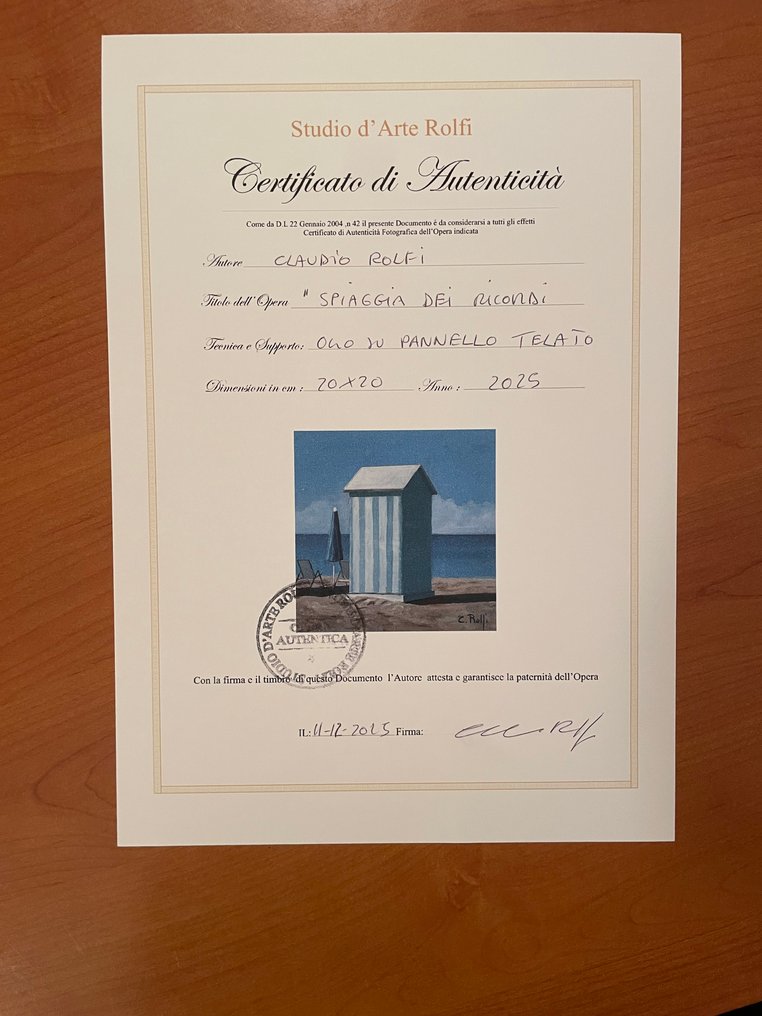 Claudio Rolfi (1960) - Spiaggia dei ricordi #1.0