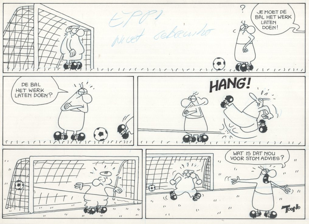 Van Driel, Toon - 2 Original page - F.C.Knudde - FC Ondertussen Bus vervoer - De bal het werk laten doen - Voetbal #1.0