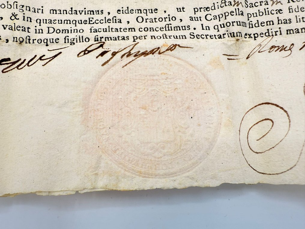 Relic document of Saint Bernardus - Paper - 1750-1800 #4.3