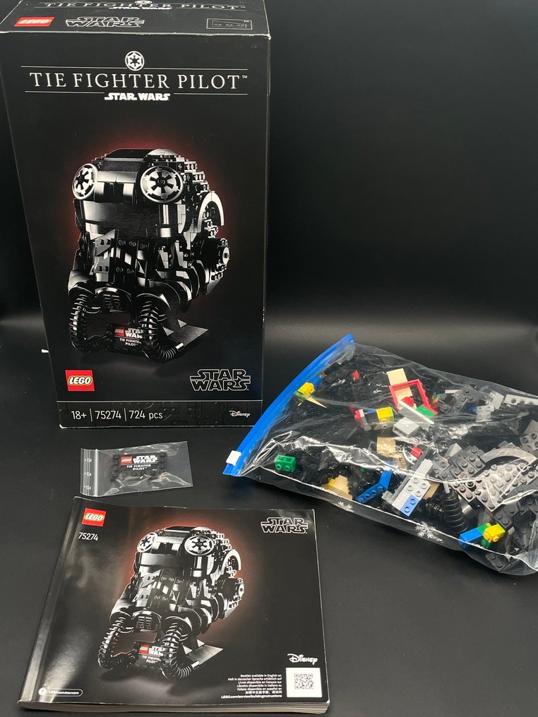 LEGO Set - 75274 - Star Wars - Tie Fighter Pilot Helmet #1.0