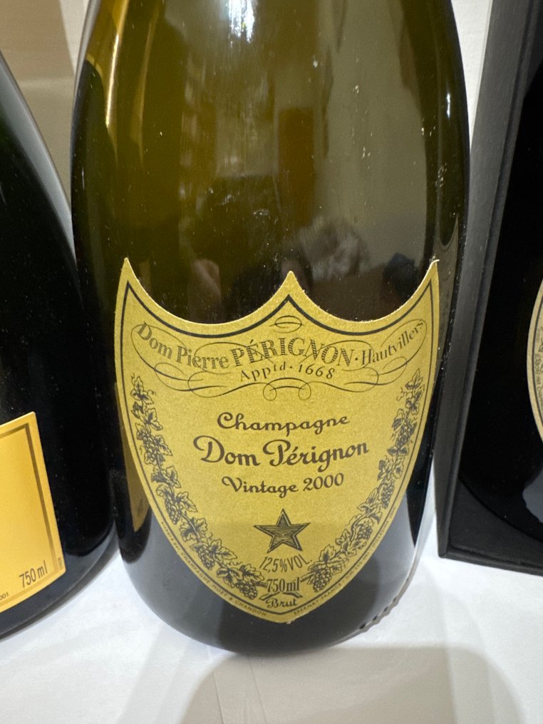 Krug Grande Cuvée x2, Dom Perignon, Franciacorta 2000, 2013 - Champagne Brut - 4 Bottles (0.75L) #2.1