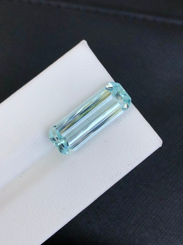 沒有保留價 - 1 pcs  藍色 海藍寶石  - 9.08 ct - 國際有色寶石協會 (ICA GemLab) #3.2