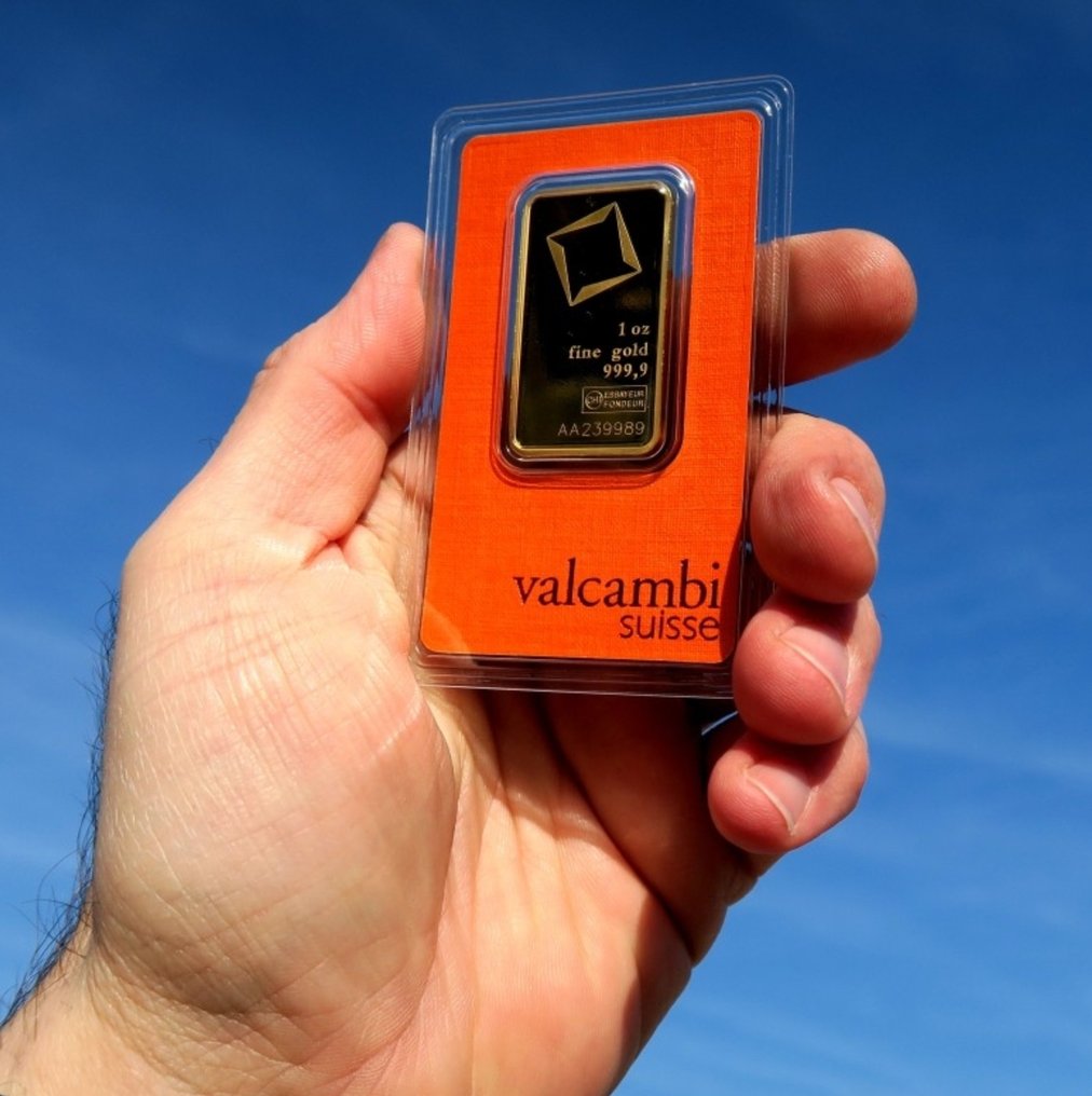 1 Troy Ounce - Χρυσός .999 - Valcambi - Sealed & with certificate #3.2