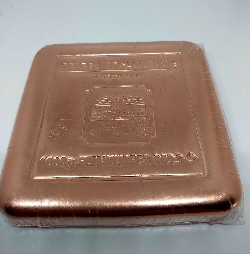 1 χιλιόγραμμο .999 - Copper - Geiger Edelmetalle, Germany  (χωρίς τιμή ασφαλείας) #3.2