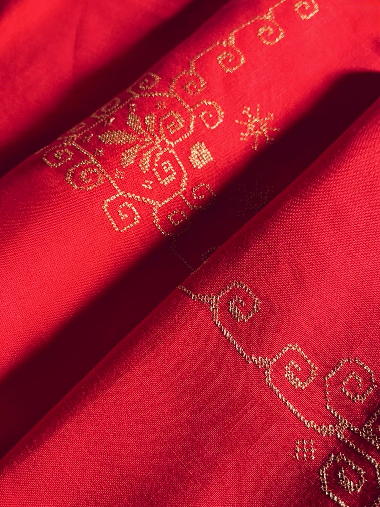 Față de masă (19)  - 400 cm - 180 cm - Față de masă brodată cu punct de cruce. #4.3