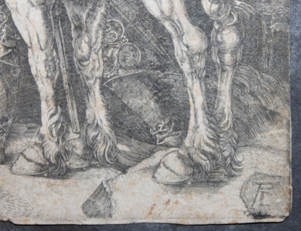 Albrecht Dürer - Das grosse Pferd, Kupferstich - 1505 #4.3
