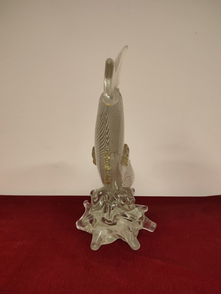 Γλυπτό, Coppia di carpe - 30 cm - Γυαλί Murano #4.3