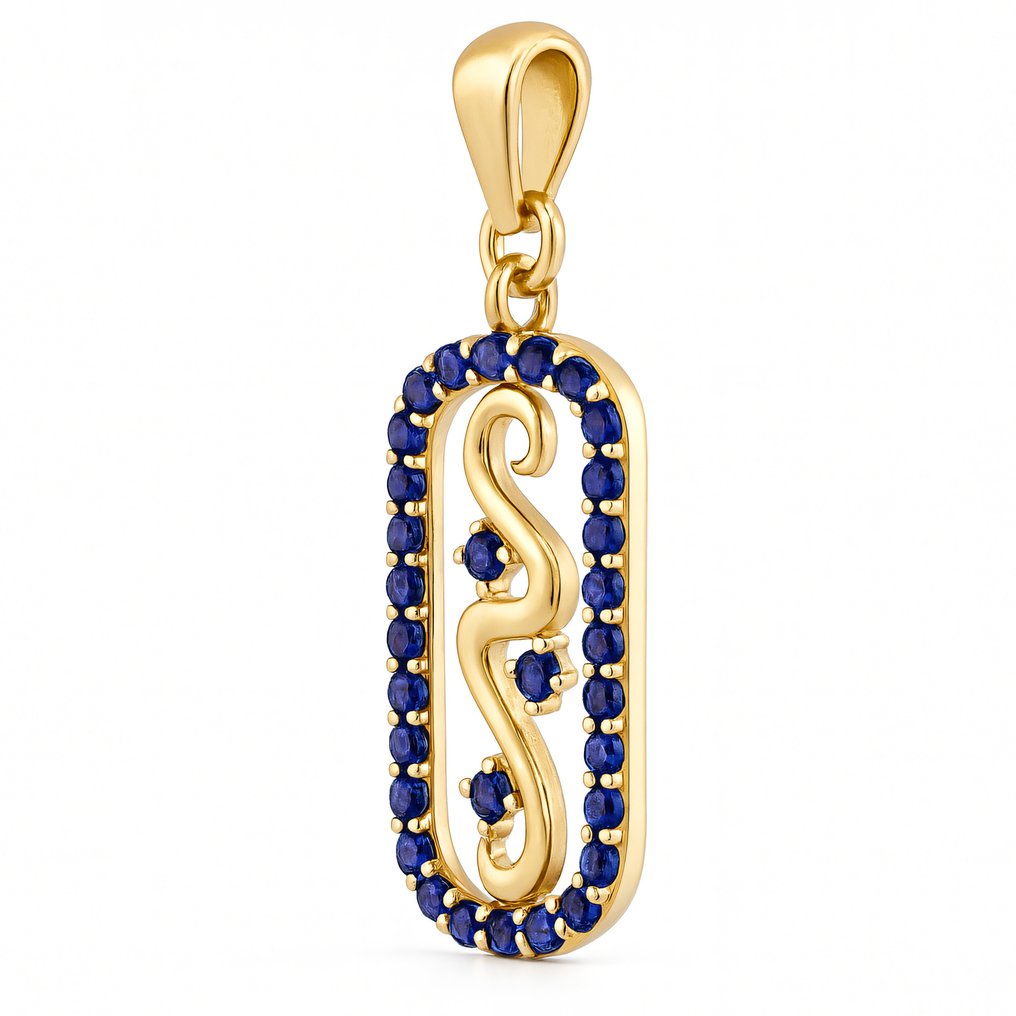 Sans prix de réserve - Pendentif - 14 carats Or jaune - 0.31ct. tw. Kyanite #3.2