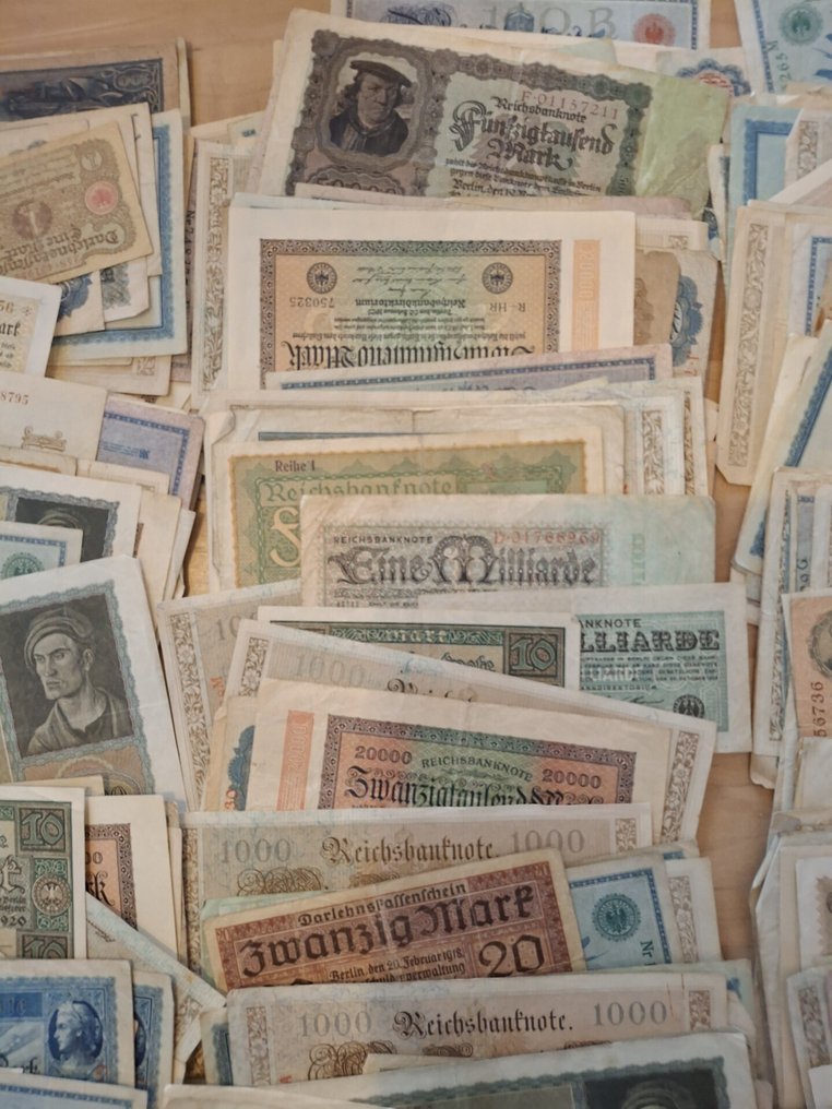 Germania. - 450 banknotes - various dates (Fără preț de rezervă) #3.2