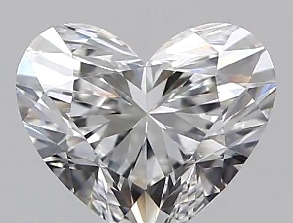 Senza prezzo di riserva - 1 pcs Diamante (Naturale) - 0.51 ct - Cuore - F - VVS2 - Gemological Institute of America (GIA) - *EX EX* #1.0