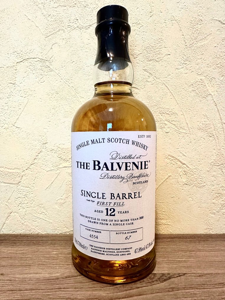 Balvenie 12 years old - Single Barrel First Fill No. 4554 - 70cl #1.0