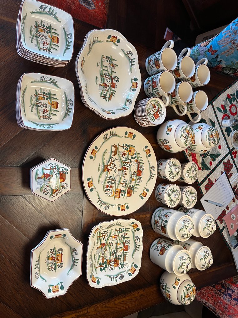 mason’s ironside - Σερβίτσιο δείπνου (45) - Country Lane - Creamware #1.0