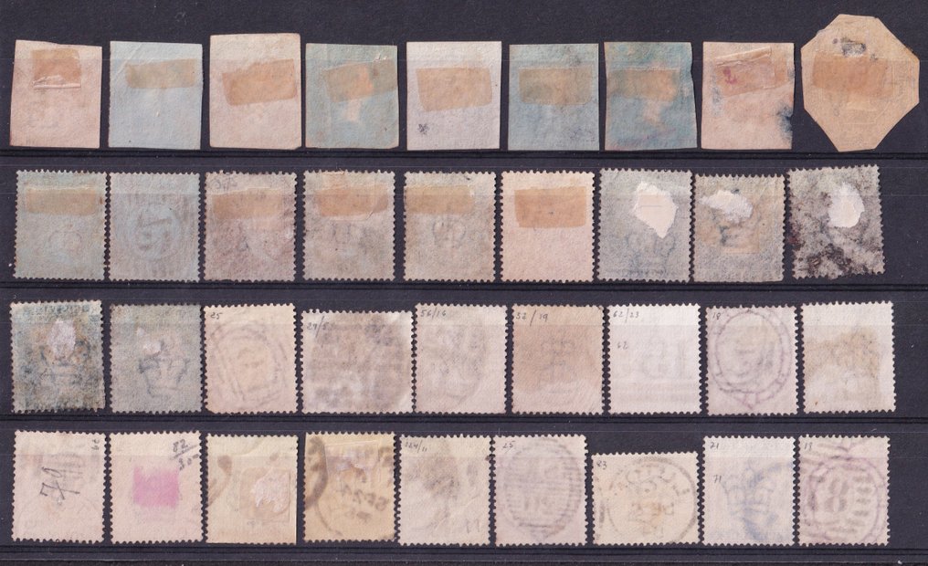 Μεγάλη Βρετανία  - Βασίλισσα Βικτώρια κλασική σε μια κάρτα εισαγωγής. #1.0