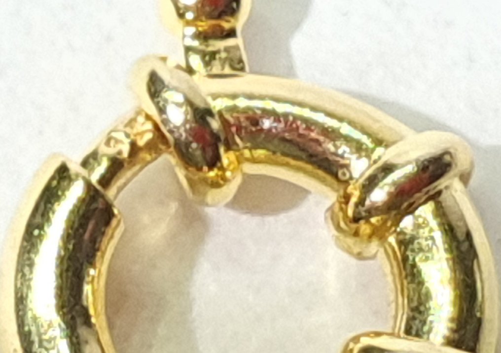 Perolas Melocoton Cor Natural Água Doce - Símbolo de Pureza - Fecho prata 925 - Colar #4.3