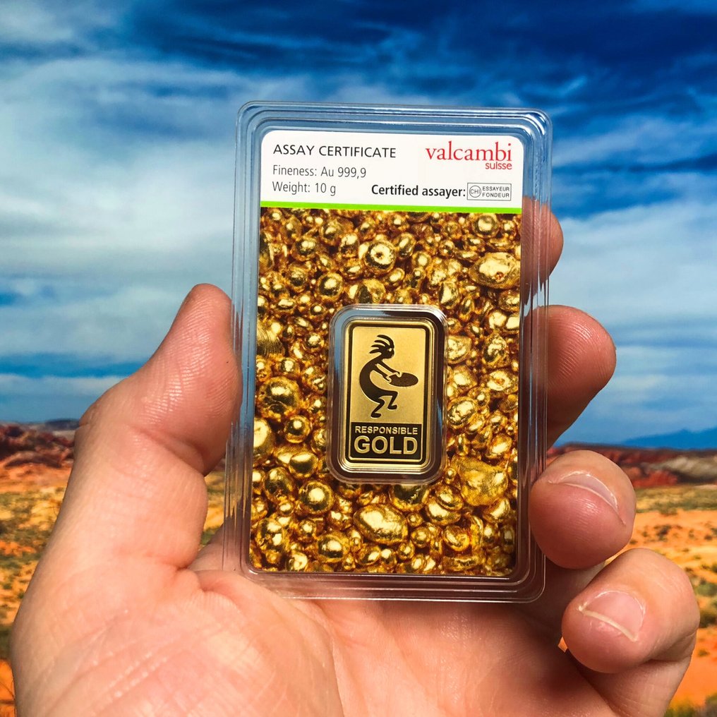 10 grams - Χρυσός .999 - ESG - Auropelli - Valcambi SA - Sealed & with certificate #2.1