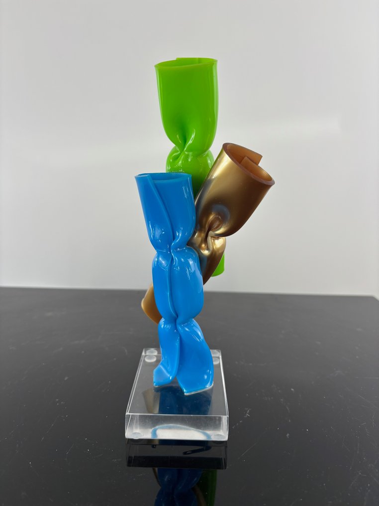 Laurence JENKELL - WRAPPING BONBON COMPOSITION BLEU OR VERT #1.0