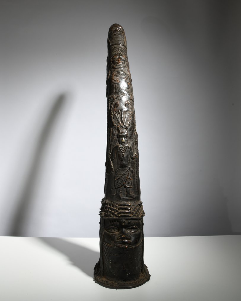 Head of Ife Oliphant (Lateral trumpet) - Greetings, my friend. May your days be filled with happiness and your path be smooth. May the - Nigeria #2.1