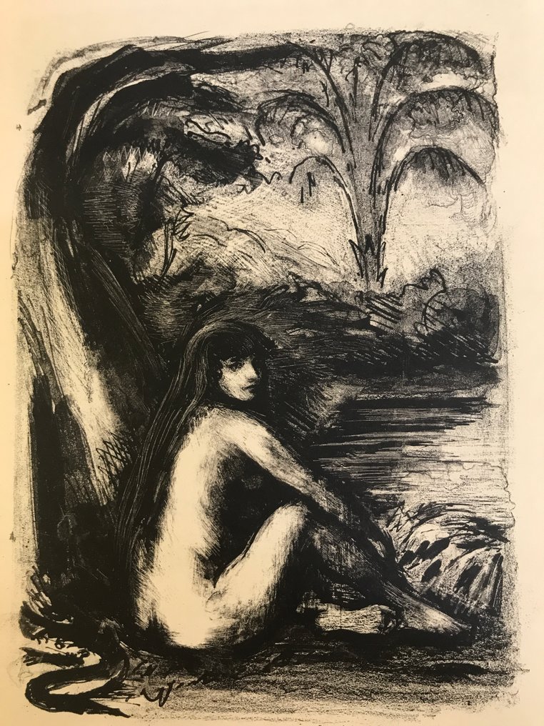 Signé; Paul Valéry / Jean Marchand & Sonia Lewitska - Le Serpent [ex. de l'artiste sur Japon avec envois et trois suites] - 1926 #1.0