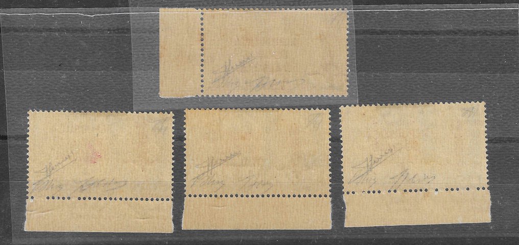 意大利王国 1944 - 意大利1944年 - 战争宣传论文 - Sassone n. P1-P4 quotazione 3,350 euro #2.1