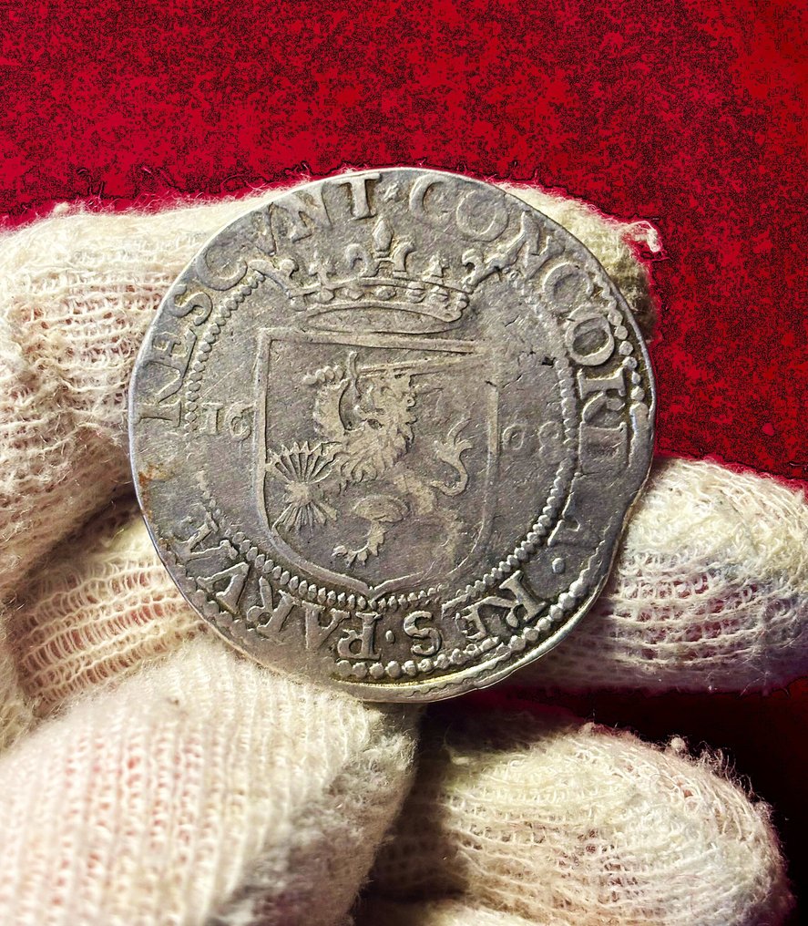 Netherlands - Gelderland. Rijksdaalder 1608 - Very Rare Year - CNM 2.17.121 #3.2